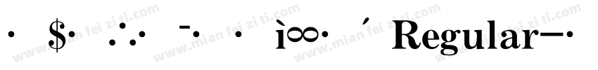华光简大标宋 Regular字体转换